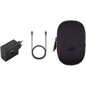 Asus 65W Laturi & USB-C Kaapeli - Quick Charge 5.0, PD 3.0 - Musta Asus 65W Laturi & USB-C Kaapeli - Quick Charge 5.0, PD 3.0 - Musta