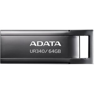 ADATA UR340 USB Flash Drive 64GB - USB 3.2 Gen 2 - Musta ADATA UR340 USB Flash Drive 64GB - USB 3.2 Gen 2 - Musta