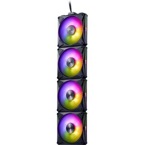 Pack de 4 Ventilateurs d’Ordinateur XPG Hurricane Mag - Noir Pack de 4 Ventilateurs d’Ordinateur XPG Hurricane Mag - Noir