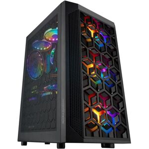 Mars Gaming MCMESH PC-Gehäuse - Mesh 360° - RGB-Lüfter - Micro-ATX - Unterstützt Wasserkühlung Mars Gaming MCMESH PC-Gehäuse - Mesh 360° - RGB-Lüfter - Micro-ATX - Unterstützt Wasserkühlung