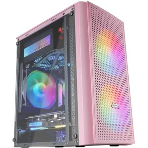 Mars Gaming MC300P Compact Gaming Behuizing - Roze - Micro-ATX & Mini-ITX Mars Gaming MC300P Compact Gaming Behuizing - Roze - Micro-ATX & Mini-ITX