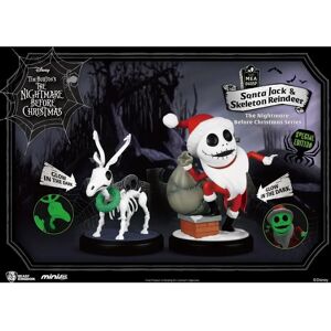 Figurina Santa Jack & Renna Scheletro - 8cm Beast Kingdom Figurina Santa Jack & Renna Scheletro - 8cm Beast Kingdom