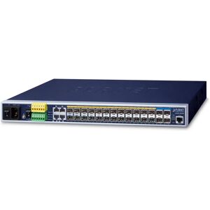 Planet MGSW-28240F Managed L3 Gigabit Ethernet Switch - 24 SFP Ports - 4 10Gb/s SFP+ - Rack Montiert Planet MGSW-28240F Managed L3 Gigabit Ethernet Switch - 24 SFP Ports - 4 10Gb/s SFP+ - Rack Montiert