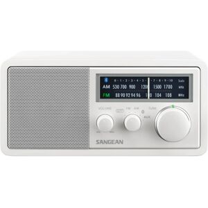 Sangean WR-11BT+ LE - Bluetooth Radio - Vit Sangean WR-11BT+ LE - Bluetooth Radio - Vit