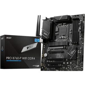 Placa base MSI PRO B760-P WIFI DDR4 - ATX - LGA 1700 - Negro Placa base MSI PRO B760-P WIFI DDR4 - ATX - LGA 1700 - Negro
