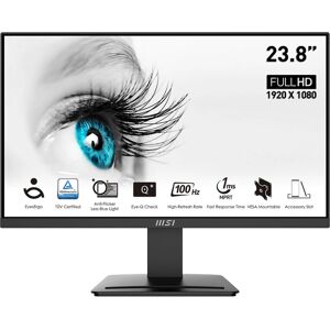 MSI PRO MP2412 - Moniteur VA Full HD 23.8" - Soins des Yeux - Publicité MSI PRO MP2412 - Moniteur VA Full HD 23.8" - Soins des Yeux - Publicité