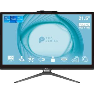 MSI Pro AP222T - G7400, 4GB RAM, 128GB SSD - All-in-One PC MSI Pro AP222T - G7400, 4GB RAM, 128GB SSD - All-in-One PC