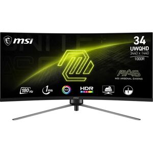MSI MAG 345CQRDE Gaming Skærm - 34" UWQHD - 180Hz, 1ms MSI MAG 345CQRDE Gaming Skærm - 34" UWQHD - 180Hz, 1ms