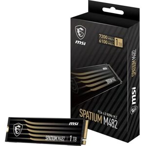 MSI Spatium M482 1TB PCIe 4.0 NVMe SSD MSI Spatium M482 1TB PCIe 4.0 NVMe SSD