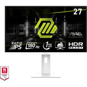 MSI Hvid 27-tommer Gaming-skærm - Full HD, 180Hz, 1ms MSI Hvid 27-tommer Gaming-skærm - Full HD, 180Hz, 1ms