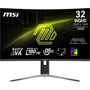 MSI MAG 32CQ6PF 31,5" WQHD Monitor - Schwarz MSI MAG 32CQ6PF 31,5" WQHD Monitor - Schwarz
