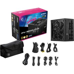 MSI MSI MPG A850GS PCIE5 Power Supply - 850W - Black MSI MSI MPG A850GS PCIE5 Power Supply - 850W - Black