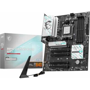 MSI B840 Gaming Plus Wifi - Motherboard - ATX - AMD B840 MSI B840 Gaming Plus Wifi - Motherboard - ATX - AMD B840
