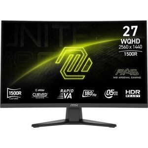 MSI MAG 275CQFDE E18 Skærm - 27" Wide Quad HD - Sort MSI MAG 275CQFDE E18 Skærm - 27" Wide Quad HD - Sort