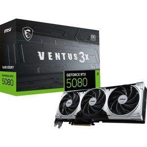 MSI GeForce RTX 5080 Ventus 3X OC - Gaming Graphics Card MSI GeForce RTX 5080 Ventus 3X OC - Gaming Graphics Card