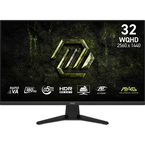 MSI MAG 325QF E18V - 31,5-inch VA-monitor WQHD LED Zwart MSI MAG 325QF E18V - 31,5-inch VA-monitor WQHD LED Zwart