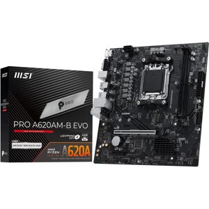 MSI Motherboard Pro A620M-E - AMD Ryzen DDR5 PCIe 5.0 ATX MSI Motherboard Pro A620M-E - AMD Ryzen DDR5 PCIe 5.0 ATX