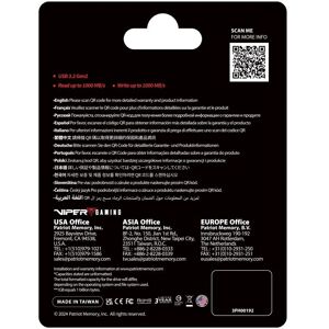 SSD Portable Externe Patriot PVP30 Duo - 1TB USB 3.2 Gen2 SSD Portable Externe Patriot PVP30 Duo - 1TB USB 3.2 Gen2