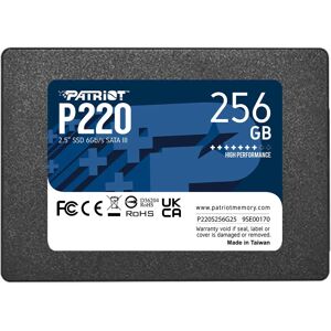 Patriot Memory P220 256GB SSD - Μονάδα στερεάς κατάστασης Patriot Memory P220 256GB SSD - Μονάδα στερεάς κατάστασης