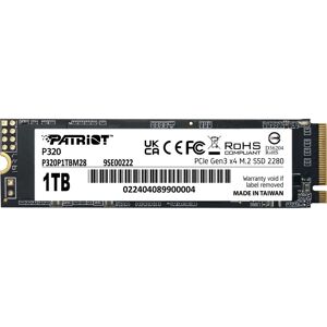 Patriot P320 1TB SSD NVMe - Υψηλής Απόδοσης Αποθήκευση Patriot P320 1TB SSD NVMe - Υψηλής Απόδοσης Αποθήκευση
