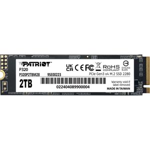 Patriot Memory P320 2 TB M.2 PCI Express 3.0 NVMe - SSD Patriot Memory P320 2 TB M.2 PCI Express 3.0 NVMe - SSD
