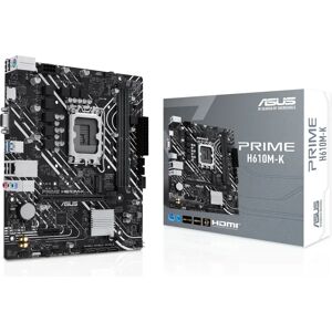 ASUS Prime H610M-K Mainboard - DDR5, Micro ATX, LGA1700 - Schwarz ASUS Prime H610M-K Mainboard - DDR5, Micro ATX, LGA1700 - Schwarz