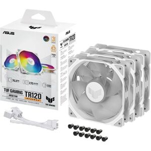 ASUS TUF Gaming TR120 ARGB Reverse 3-in-1 White Computer Case Air Cooler ASUS TUF Gaming TR120 ARGB Reverse 3-in-1 White Computer Case Air Cooler