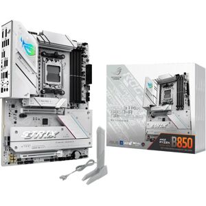 ASUS White B850-A Gaming WiFi Motherboard - AMD Ryzen DDR5 ASUS White B850-A Gaming WiFi Motherboard - AMD Ryzen DDR5