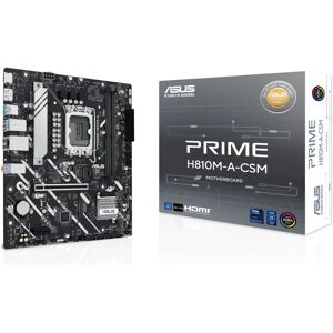 ASUS Prime H810M-A-CSM - Micro ATX Motherboard - LGA1851 - Intel H810 ASUS Prime H810M-A-CSM - Micro ATX Motherboard - LGA1851 - Intel H810