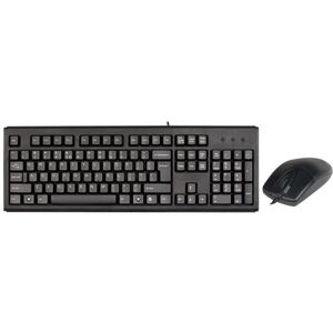Set de teclado y ratón USB negro A4Tech - QWERTY US Set de teclado y ratón USB negro A4Tech - QWERTY US