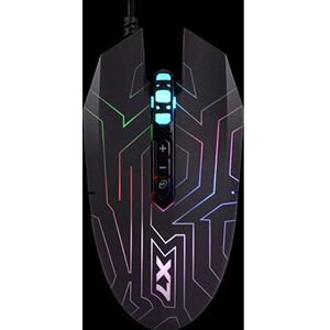 Souris A4Tech X77 - Ambidextre, 2400 DPI, USB Gaming - Publicité Souris A4Tech X77 - Ambidextre, 2400 DPI, USB Gaming - Publicité
