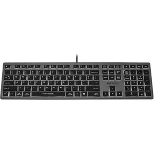 A4Tech FSTYLER FX60H Clavier Rétroéclairé - USB QWERTY - Noir, Gris - Publicité A4Tech FSTYLER FX60H Clavier Rétroéclairé - USB QWERTY - Noir, Gris - Publicité