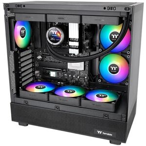 Thermaltake CT140 Reverse ARGB Computer Case Fan - 14cm, Black, 2 Pack Thermaltake CT140 Reverse ARGB Computer Case Fan - 14cm, Black, 2 Pack