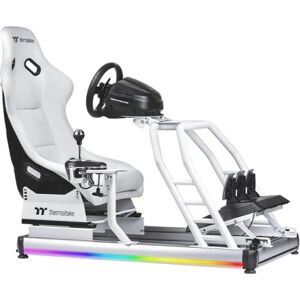 Thermaltake Weiß Rennsimulator Cockpit - Gamingstuhl Thermaltake Weiß Rennsimulator Cockpit - Gamingstuhl
