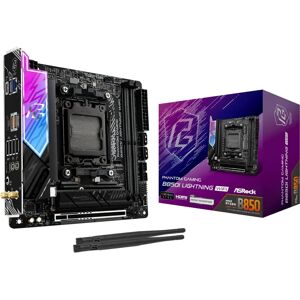 ASRock B850I Lightning WiFi Motherboard - AMD AM5 - DDR5 - Mini ITX ASRock B850I Lightning WiFi Motherboard - AMD AM5 - DDR5 - Mini ITX