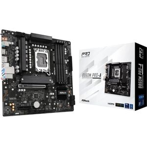 ASRock B860M Pro-A - Płyta główna - Micro ATX - LGA1851 - B860 - USB-C 3.2 Gen 2x2, Gen2, Gen 1 - LAN 2.5 Gbps ASRock B860M Pro-A - Płyta główna - Micro ATX - LGA1851 - B860 - USB-C 3.2 Gen 2x2, Gen2, Gen 1 - LAN 2.5 Gbps