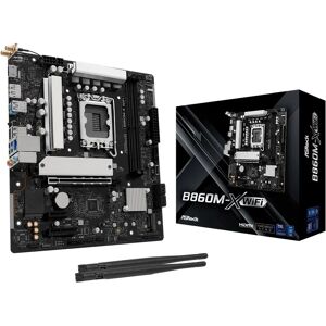 ASRock B860M-X WiFi - Moederbord - Intel LGA1851 - DDR5, Micro ATX ASRock B860M-X WiFi - Moederbord - Intel LGA1851 - DDR5, Micro ATX