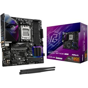 Asrock B850M Riptide WiFi - Motherboard - AMD AM5 - DDR5 - Micro ATX Asrock B850M Riptide WiFi - Motherboard - AMD AM5 - DDR5 - Micro ATX
