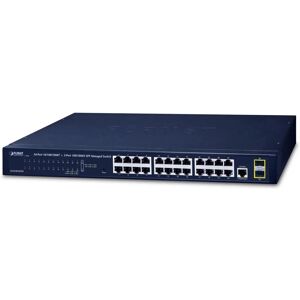 Switch Gigabit Ethernet gestito di livello 2 Planet GS-4210-24T2S - Blu Switch Gigabit Ethernet gestito di livello 2 Planet GS-4210-24T2S - Blu
