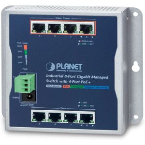 Switch Ethernet Gigabit géré Planet WGS-804HPT - 4 ports PoE+ - Noir Switch Ethernet Gigabit géré Planet WGS-804HPT - 4 ports PoE+ - Noir