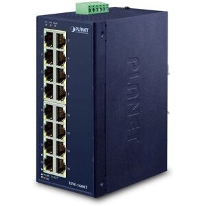 Planet ISW-1600T Industrieller 16-Port Netzwerk-Switch - Ethernet 10/100 Planet ISW-1600T Industrieller 16-Port Netzwerk-Switch - Ethernet 10/100
