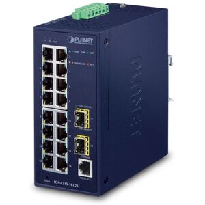 Planet IGS-4215-16T2S Managed 16-Port Gigabit Switch - Netzwerk-Switch Planet IGS-4215-16T2S Managed 16-Port Gigabit Switch - Netzwerk-Switch