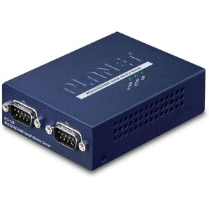 Planet 2-Port RS232/422/485 Seriell Server - Ethernet, Kompakt Planet 2-Port RS232/422/485 Seriell Server - Ethernet, Kompakt