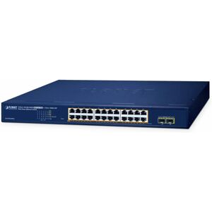 24-portars Gigabit Ethernet Switch med PoE+ och SFP - Hanterad L2 24-portars Gigabit Ethernet Switch med PoE+ och SFP - Hanterad L2