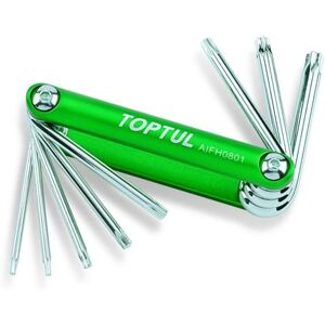 TOPTUL 8-in-1 TORX-avainten sarja - Ruuvimeisselisarja TOPTUL 8-in-1 TORX-avainten sarja - Ruuvimeisselisarja