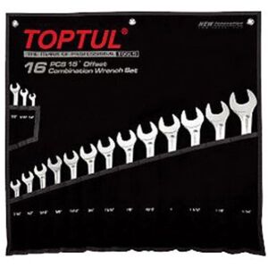 TOPTUL 16-delars hylsnyckelsats TOPTUL 16-delars hylsnyckelsats