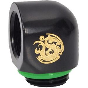 Adattatore acqua in rame ad alto flusso di 90 gradi Bitspower BP-MBWP-C39 - Nero Adattatore acqua in rame ad alto flusso di 90 gradi Bitspower BP-MBWP-C39 - Nero