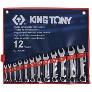 King Tony - Kurze Ringschlüssel-Set 8-19mm, 12-tlg. King Tony - Kurze Ringschlüssel-Set 8-19mm, 12-tlg.