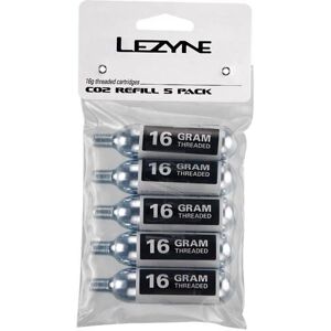 Cartucho de CO2 Lezyne 16g - Pack de 5 Compacto para Neumáticos de Alta Presión - Cartucho de CO2 Cartucho de CO2 Lezyne 16g - Pack de 5 Compacto para Neumáticos de Alta Presión - Cartucho de CO2