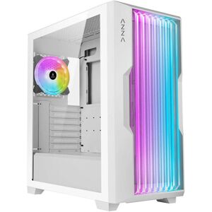 Boîtier PC Azza Guardian 520WG RGB - Tour Moyenne, Blanc, Éclairage RGB - Publicité Boîtier PC Azza Guardian 520WG RGB - Tour Moyenne, Blanc, Éclairage RGB - Publicité